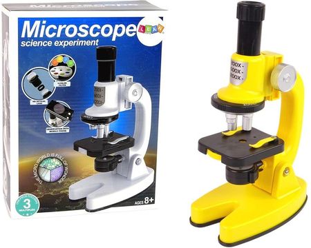 Mikroskop Żółty Dla Małego Naukowca Zestaw Edukacyjny