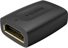 Unitek Łącznik HDMI (F) - HDMI (F) beczka 4K@60Hz do 30 m (A1013BK)