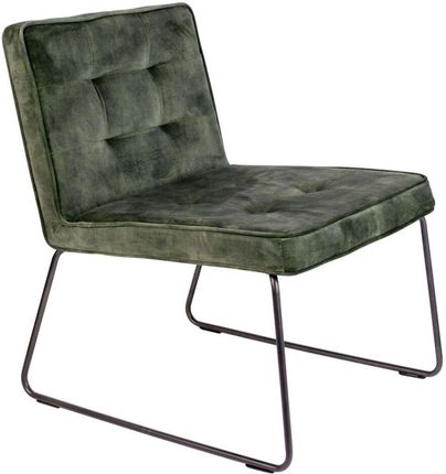Fotel wypoczynkowy Enzo, do salonu, wygodny, zielony