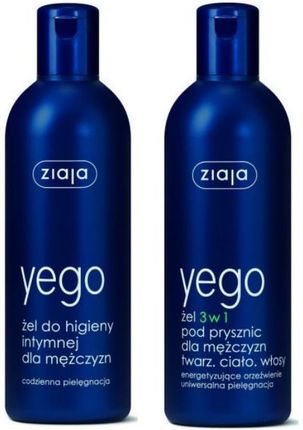 Ziaja pakiet promocyjny Yego żel do higieny intymnej+ żel 3w1