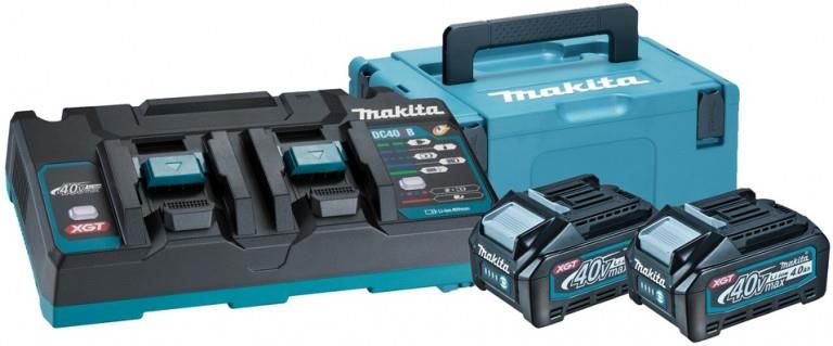 Makita Zestaw Li-Ion Xgt 40V 2szt. Bl4040+1 Dc40Rb+1 Makpac 191U008 ...