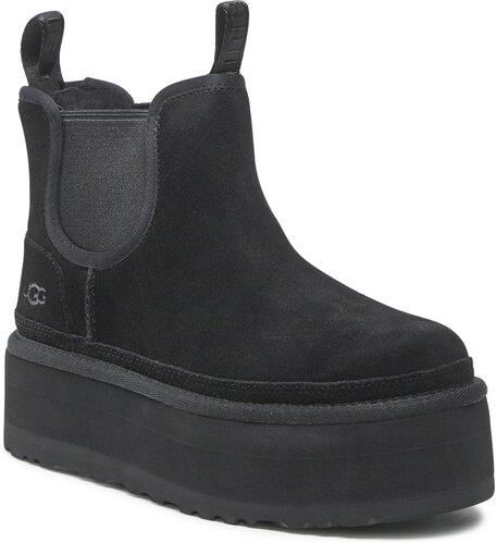 UGG W MARTE BOOT ブラック 9 UGG NEUMEL PLATFORM CHELSEA 1134526-BLK | kolor Czarny
