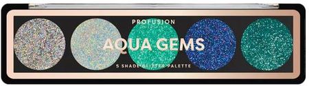 Profusion Aqua Gems Paleta 5 Cieni Do Powiek 42g
