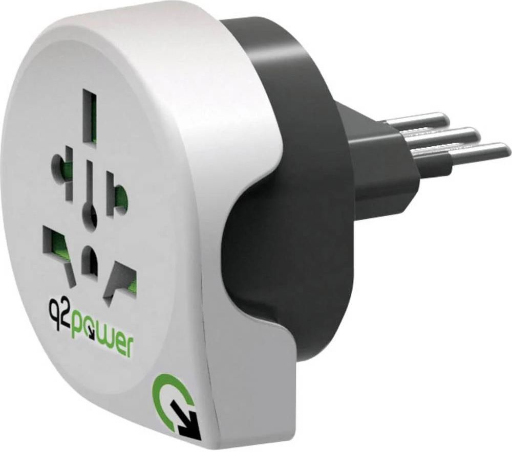 Q2 Power Adapter Podróżny 1.100180 Welt Nach Italien Opinie i ceny na