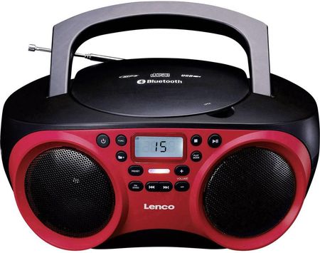 Lenco Radio-Cd Scd-501 Ukw Czerwony, Czarny