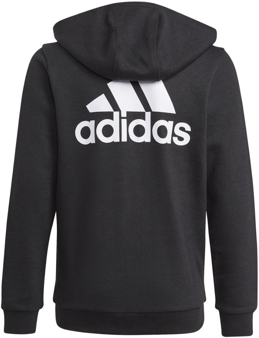 Adidas Essentials Full-Zip Hoodie Jr GN4020 : Kolor - Czarne, Rozmiar ...
