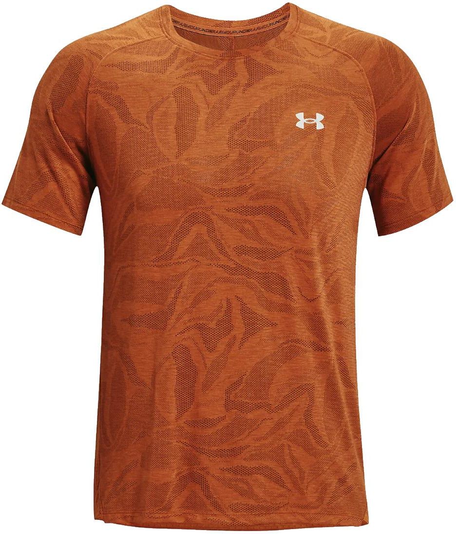 Under Armour Streaker Jacquard Tee 1369747842 Kolor Pomarańczowe