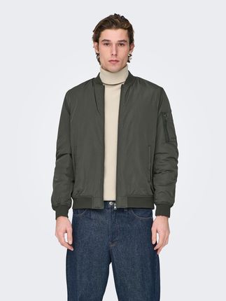 Only & Sons Kurtka bomber Joshua 22023287 Khaki Regular Fit