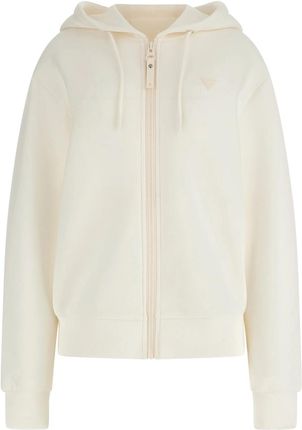 Damska Bluza Guess Allie Scuba Hoodie Zip Sweatsh V3Rq11K7Uw2-G6K5 – Beżowy