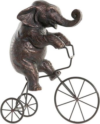 Dkd Home Decor Figurka Dekoracyjna Metal Żywica Słoń (30X12X37 Cm) 559222