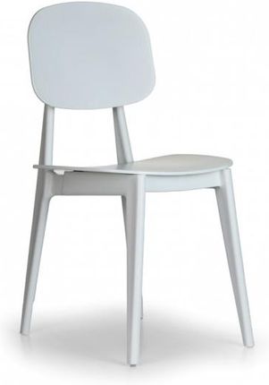 B2B Partner Plastikowe Krzesło Do Jadalni Simply Białe 488042
