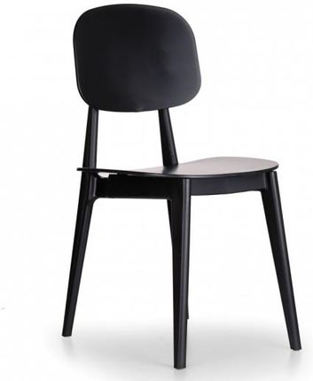 B2B Partner Plastikowe Krzesło Do Jadalni Simply Czarne 488043