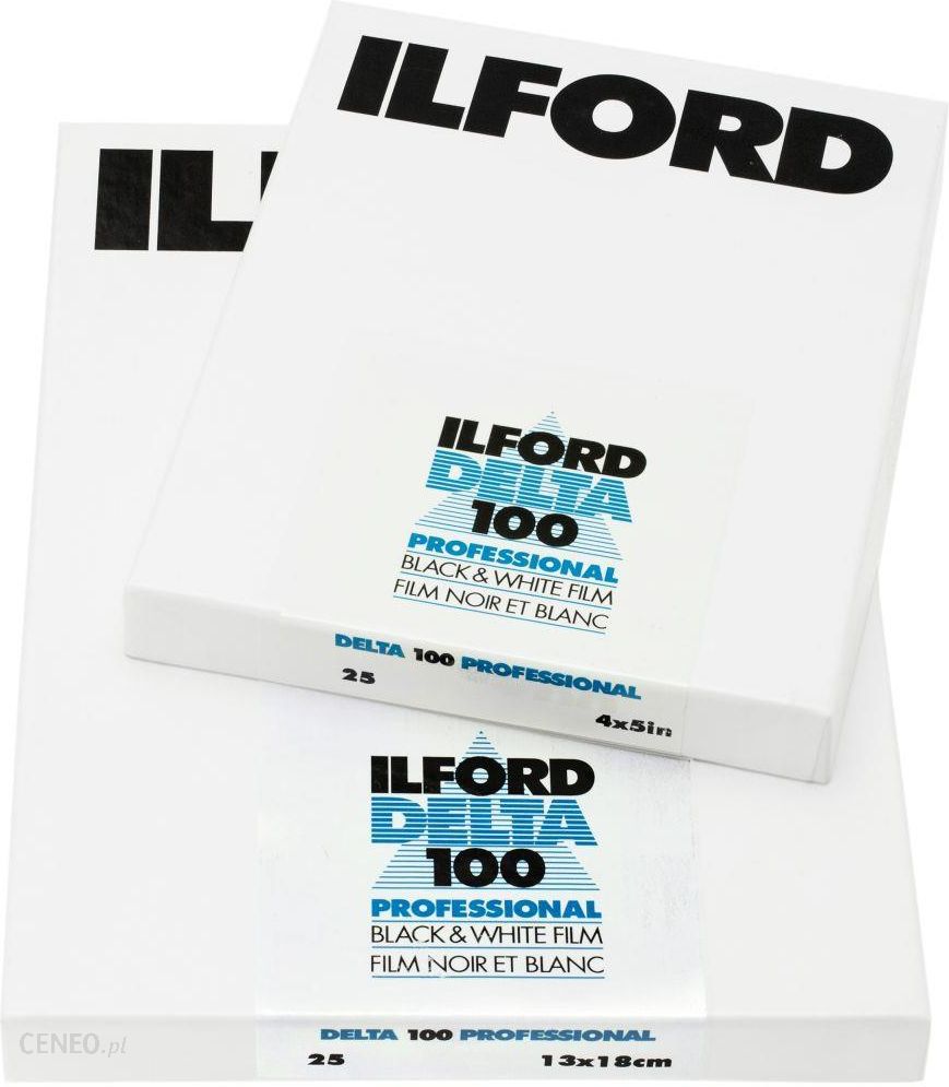 Papier fotograficzny Ilford DELTA 100 9x12cm/25 film w arkuszach (MI00709)  Opinie i ceny na