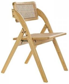 Dkd Home Decor Krzesło Do Jadalni Naturalny Jasnobrązowy Rattan Vintage Wiąz (53X60X79 Cm) 34335902