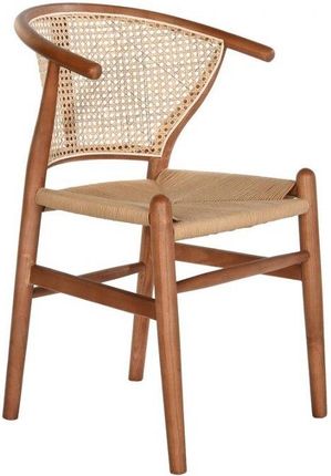 Dkd Home Decor Krzesło Do Jadalni Brązowy Rattan Wiąz (49X42X78 Cm) 577141