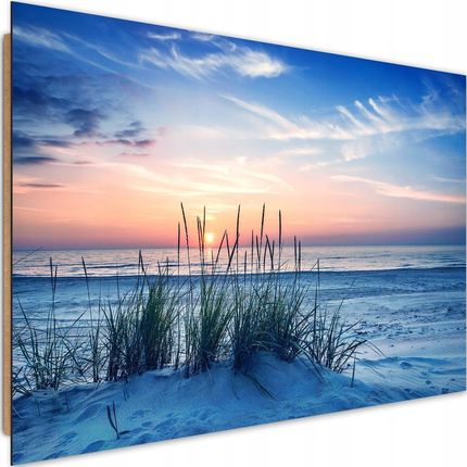 Feeby Panel Obraz 3D Trawy Na Plaży 90X60 12964290740