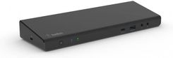 Stacja dokująca USB C Display Link, obsługa trzech wyświetlaczy do 4K, HDMI, DP, USB C, USB A, GbE, Audio, PD 85w, kompatybilność z Mac/PC/Chrome (INC