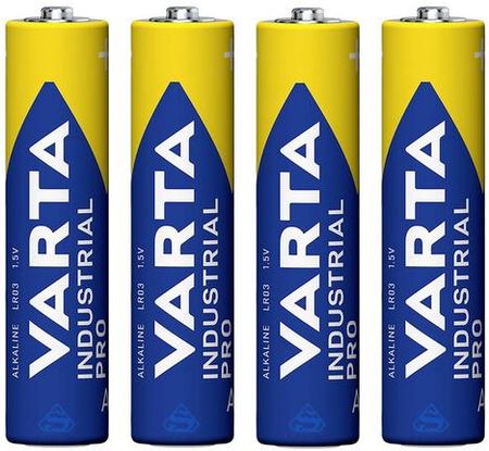 4x Bateria alkaliczna AAA R3 Varta industrial PRO