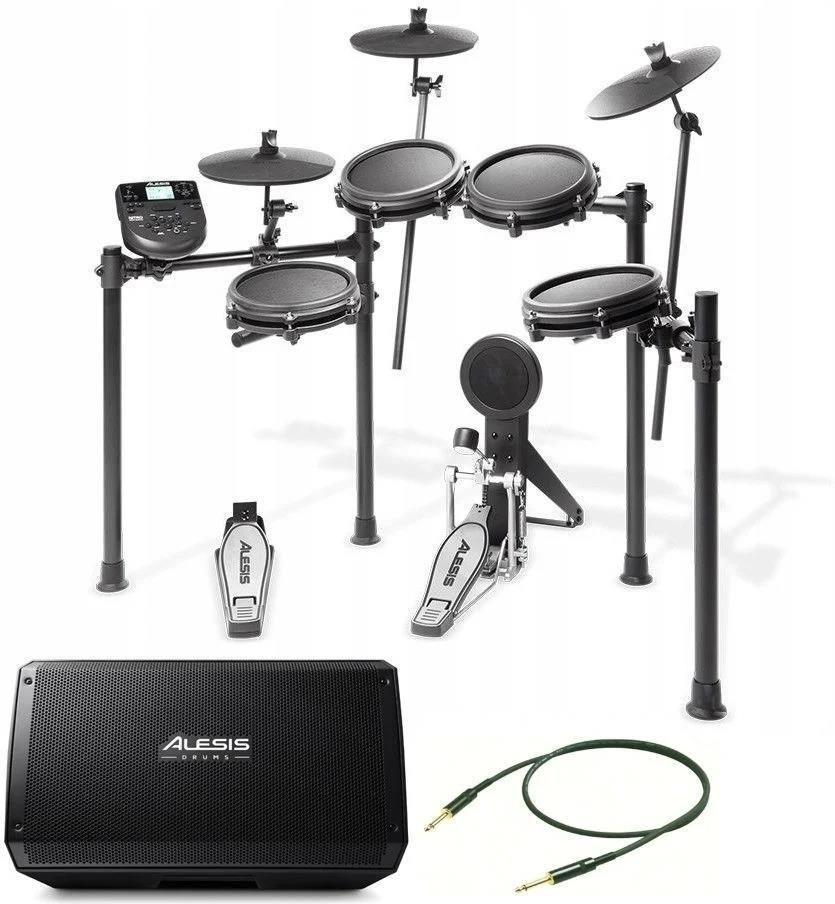 Alesis Zestaw Nitro Mesh Kit + Strike AMP 12 + kabel Ceny i opinie