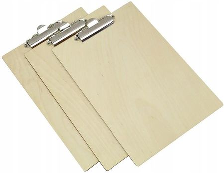 Clipboard Drewniany A4 Deska Z Klipsem Podkładka