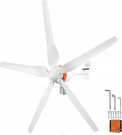 Vevor Turbina Wiatrowa Generator 300W 12V 5 Ostrzy