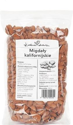 Kuchnia Zdrowia Migdały Kalifornijskie 1kg