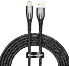 Zdjęcie Baseus Kabel USB do Lightning Glimmer, 2.4A, 2m (czarny) (6932172617936) - Tykocin