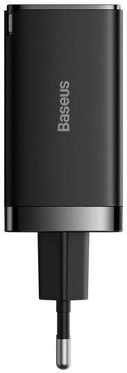 фото Мережевий зарядний пристрій Baseus GaN5 Pro Fast Charger 65W Black Type-C to Type-C cable (CCGP120201) 1