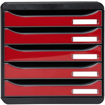 Exacompta 3097218D Premium Organizer Premium Big Box Iderama 5 Szuflad O Dużej Pojemności Pojemnik Na Dokumenty A4+ Dla Większej Ilości Miejsca Na Biu