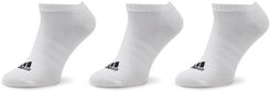 adidas Zestaw 3 par niskich skarpet unisex Thin And Light HT3469 Biały