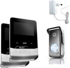 Somfy - 1870535-1870536-Zestaw - Wideodomofon V100+ Z Dodatkowym Monitorem Wewnętrznym