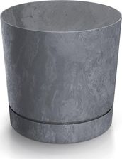 Prosperplast Doniczka Okrągła Tubo Effect 240E + Podstawka 8L