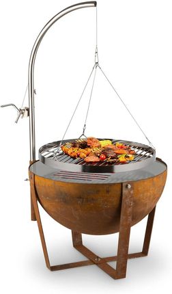 Blumfeldt Fire Globe, Misa Paleniskowa Z Grillem 60cm Średnicy Stal