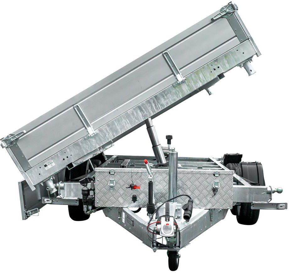 Unitrailer Przyczepa Trzyosiowa Kiprowana Automatycznie 400X200 Tasker ...