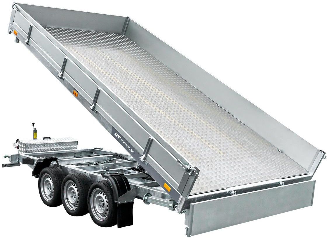 Unitrailer Przyczepa Trzyosiowa Kiprowana Automatycznie 400X200 Tasker ...