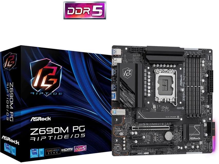 Płyta główna PC Asrock Z690M PG Riptide/D5 - Opinie i ceny na Ceneo.pl