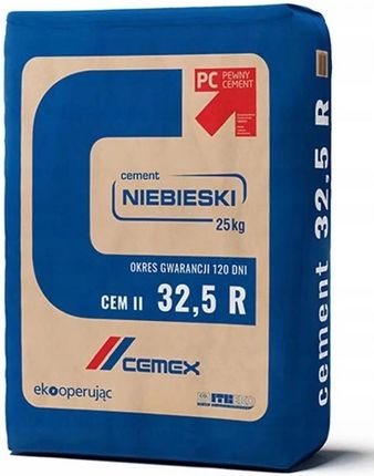 Cemex Cement CEM II/B-M %28V-LL%29 32,5 R 25 kg