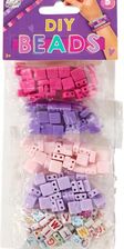 Zdjęcie Zestaw Korali Koraliki Literki Fiolety 5 Rodzai - Bochnia