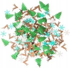 Zdjęcie Cekiny Śnieżynki wielokolorowe mix wzorów - Pajęczno