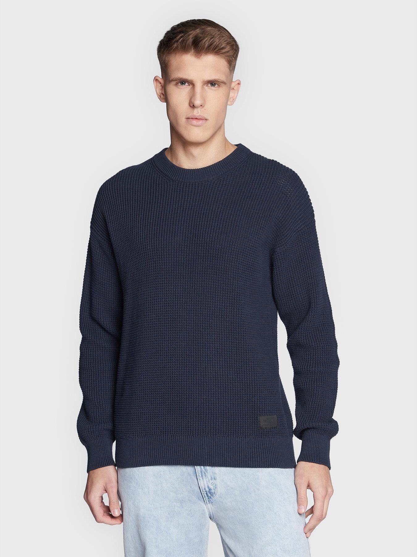 Solid Sweter Dryden 21107347 Granatowy Boxy Fit - Ceny i opinie - Ceneo.pl