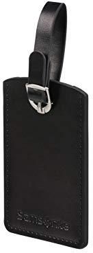 Samsonite Global Travel Accessories, prostokątna zawieszka na bagaż (2 x), 10 cm, czarna (czarna)