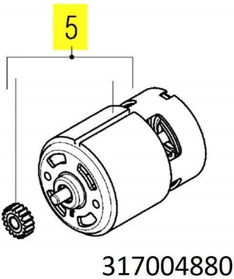 Двигатель metabo 317004880