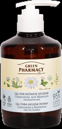 Green Pharmacy żel do higieny intymnej skóra wrażliwa (rumianek,alantoina) 370 ml