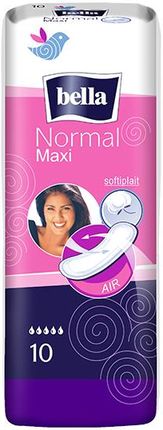 BELLA NORMAL Maxi Air Softiplait podpaski 10 sztuk