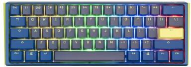 Klawiatura Ducky One 3 Daybreak MINI MX Silent Red (DKON2161STSUSPDDBBHHC1)