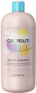 Inebrya Ice Cream Pro Volume Volume Shampoo Szampon Zwiększający Objętość Włosów Cienkich Puszących Się 1000 ml