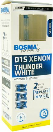 Bosma D1S Xenon Thunder White 30% 5000K 2szt.