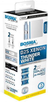 Bosma D2S Xenon Thunder White 30% 5000K 2szt.