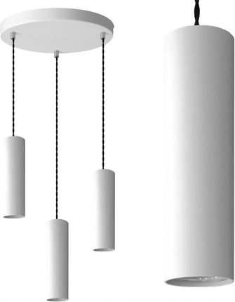 Lampa sufitowa wisząca tuba 3P zwis sopel wahadło (053PB)