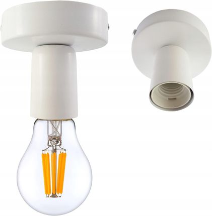 Led-One Lampa sufitowa plafon czarny Loft na E27 Edison (PLAFONNAŻARÓWKĘ1XE27)